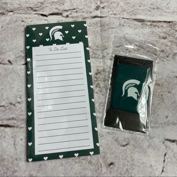 💰3/$10 NIP Michigan State Spartans Gift Set - Picture 1 of 5
